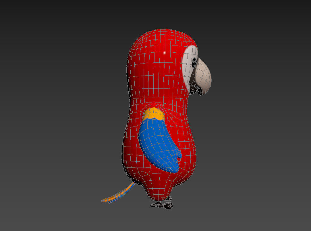 Character066 Parrot 3D model_16