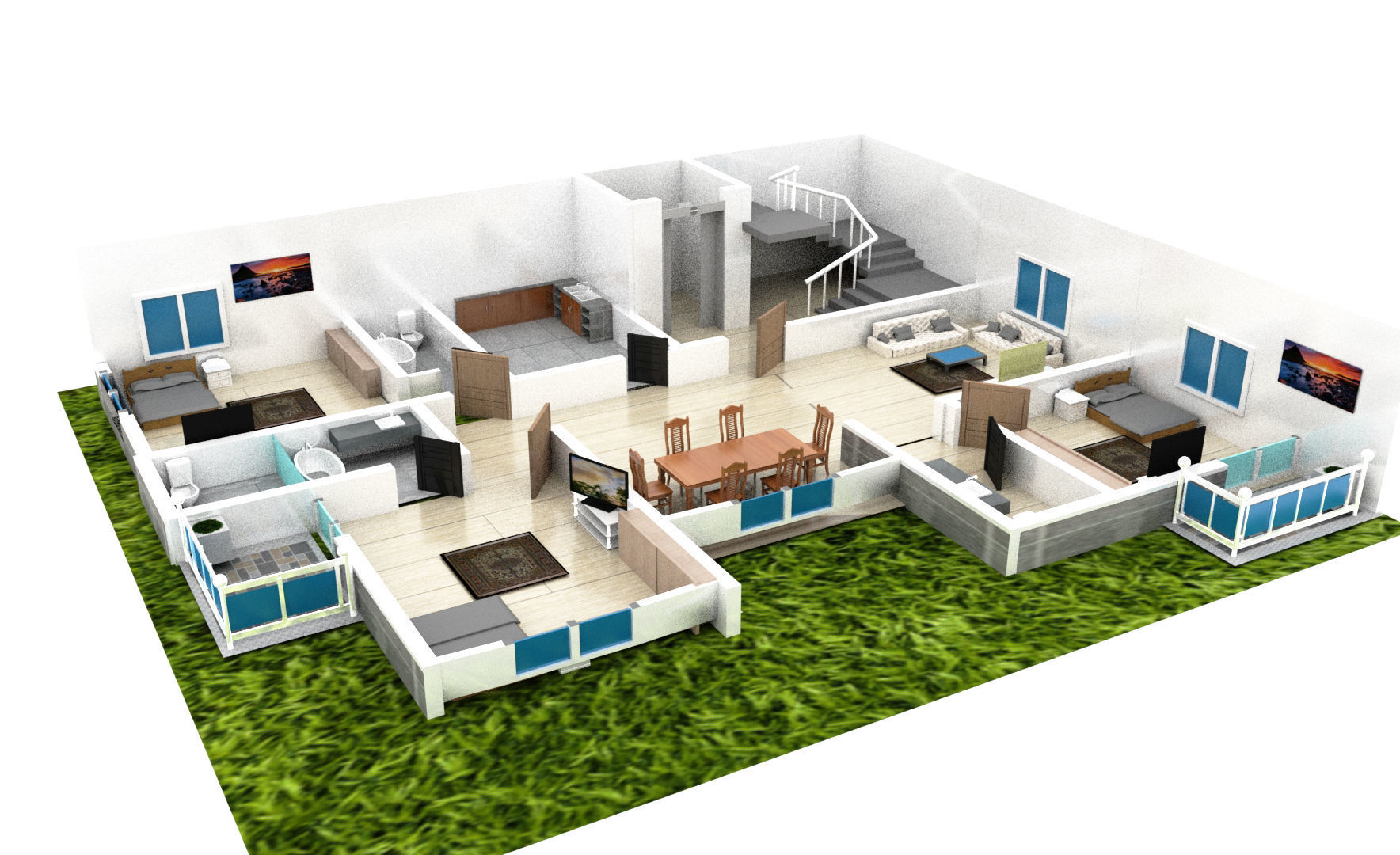 3D model-Floor plan-Home 3D model_2