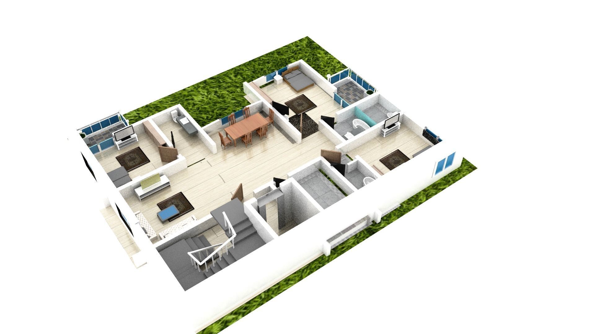 3D model-Floor plan-Home 3D model_10