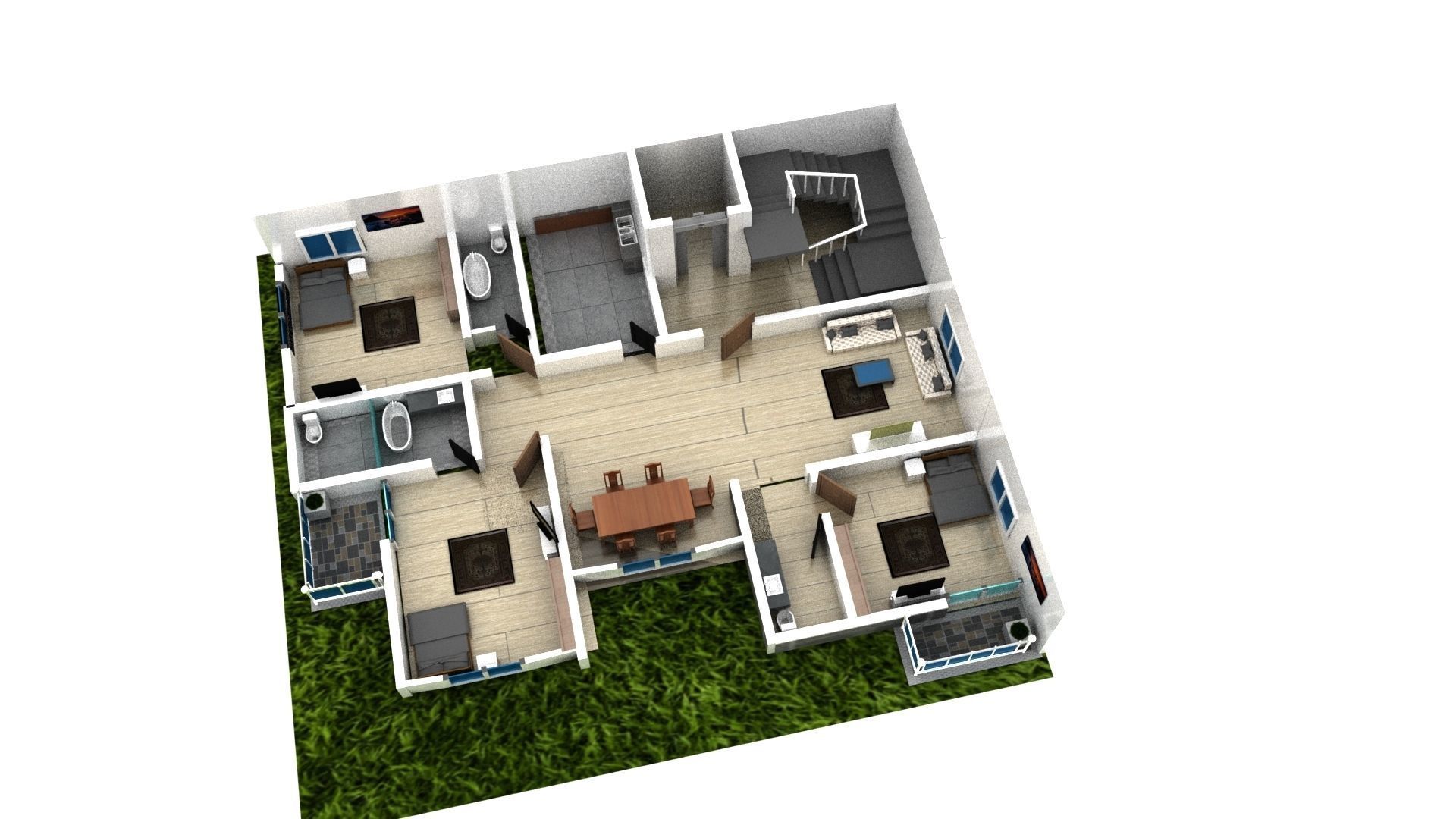 3D model-Floor plan-Home 3D model_11