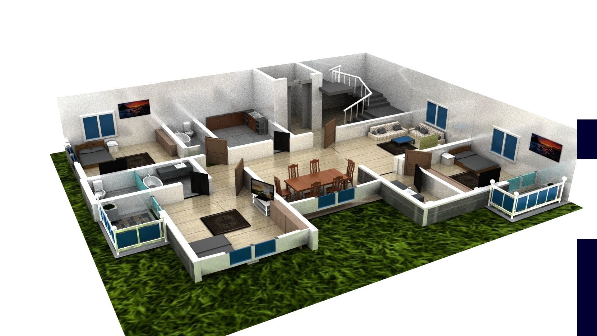 3D model-Floor plan-Home 3D model_6