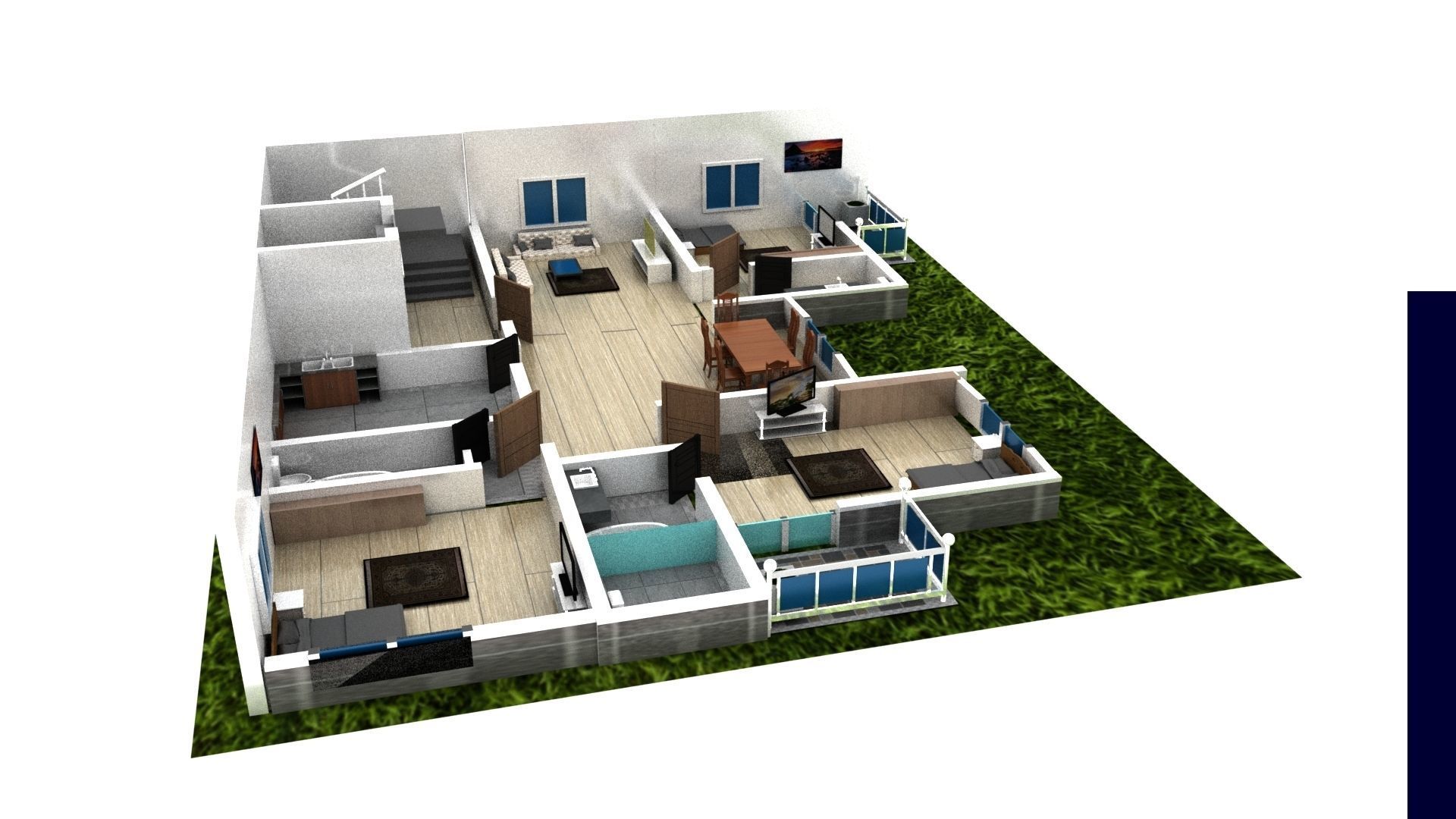 3D model-Floor plan-Home 3D model_5