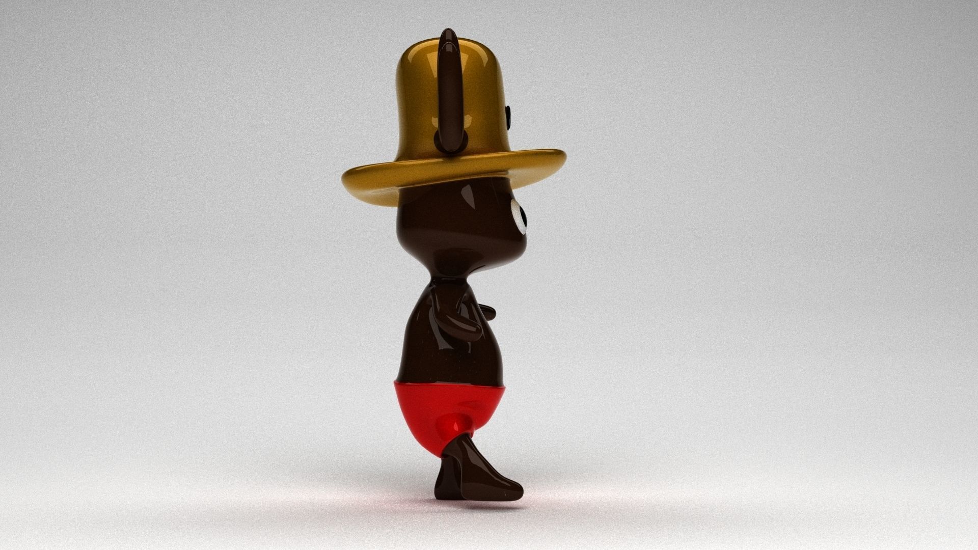 Chopper one piece character 3d modelling 3d max Low-poly 3D model_3