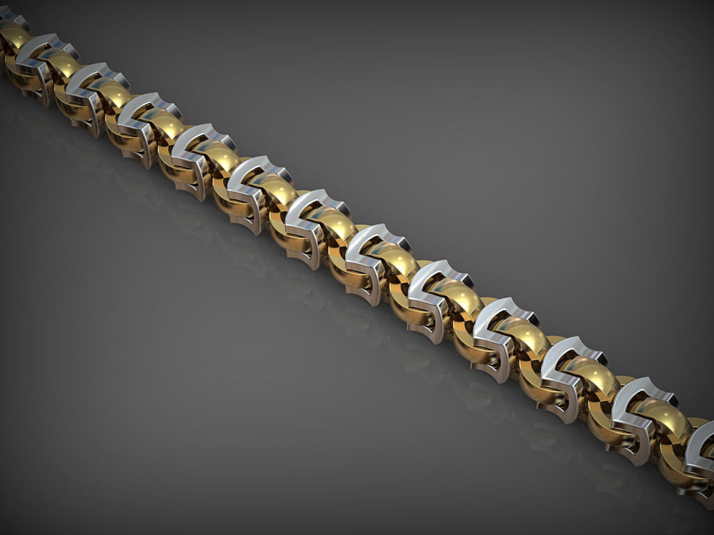 Chain Link 196 3D print model_5