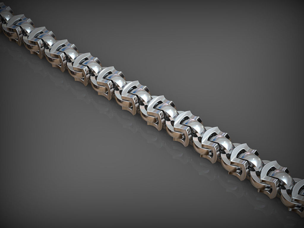 Chain Link 196 3D print model_6