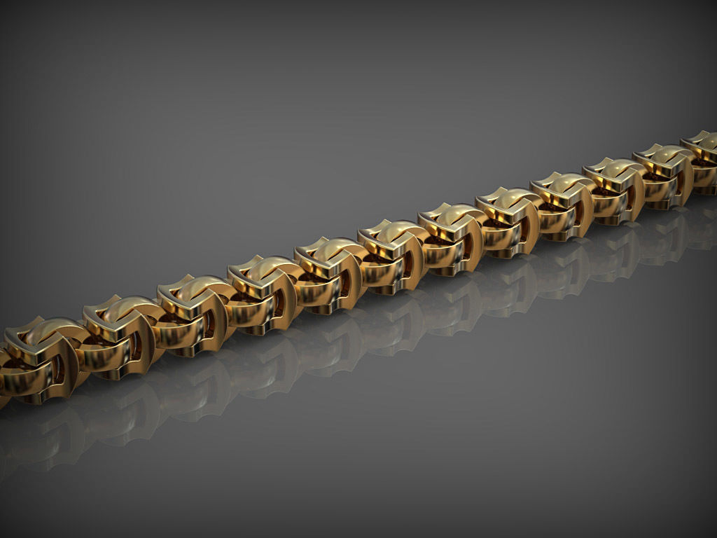 Chain Link 196 3D print model_3