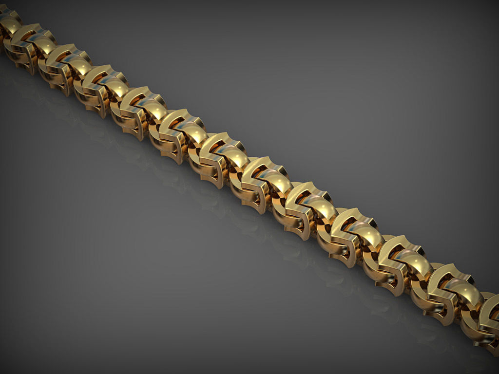 Chain Link 196 3D print model_1