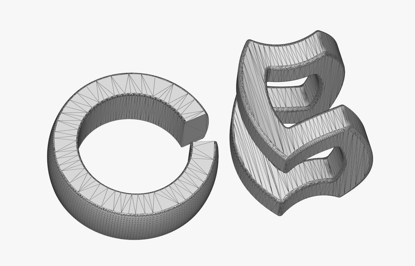 Chain Link 196 3D print model_9