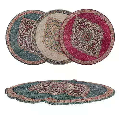 Round Rug Set 200