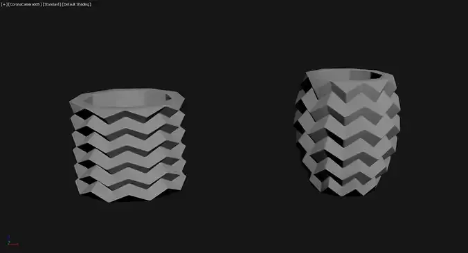 3D Printed Planter Plant Pot Plant Vase 010