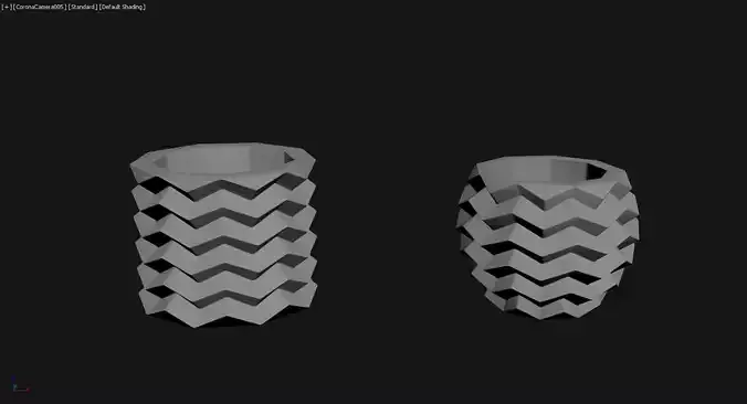 3D Printed Planter Plant Pot Plant Vase 011