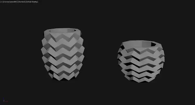 3D Printed Planter Plant Pot Plant Vase 012