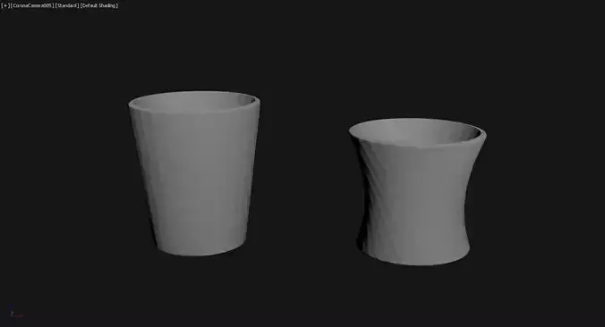 3D Printed Planter Plant Pot Plant Vase 015
