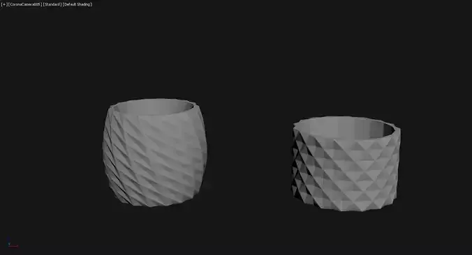 3D Printed Planter Plant Pot Plant Vase 023