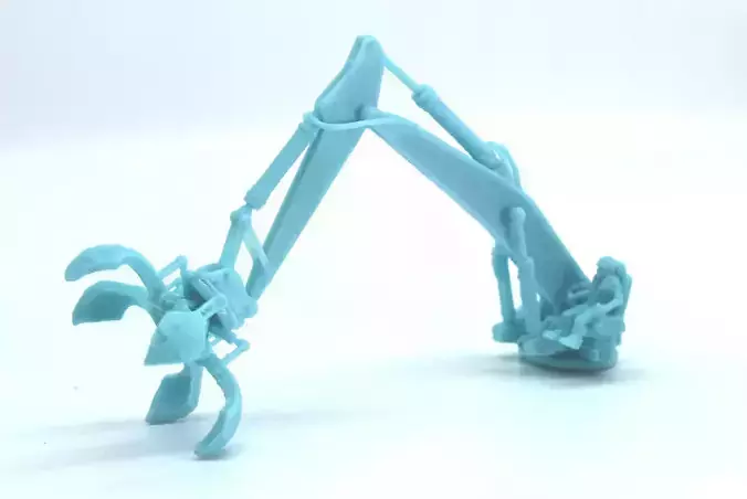 Gaslands Excavator Arm and Scrap Claw 3D print model