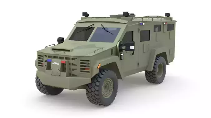 Lenco BearCat G3 2020 Low-poly 3D model