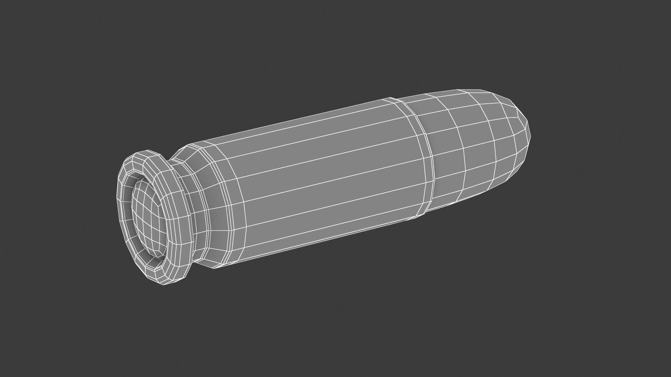  Bullet 22 ACP Low-poly 3D model_5