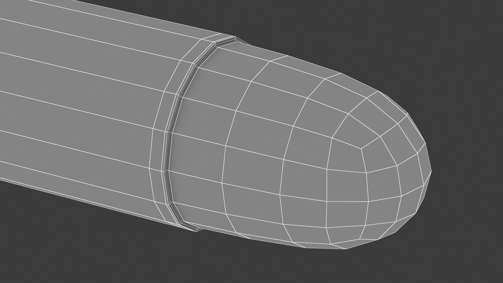  Bullet 22 ACP Low-poly 3D model_8