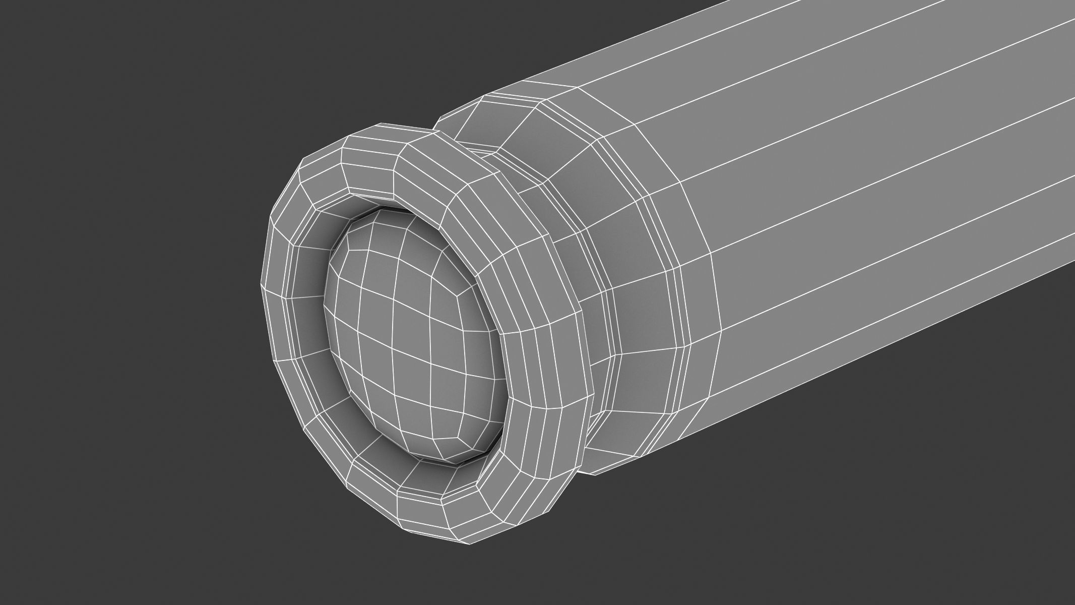  Bullet 22 ACP Low-poly 3D model_9