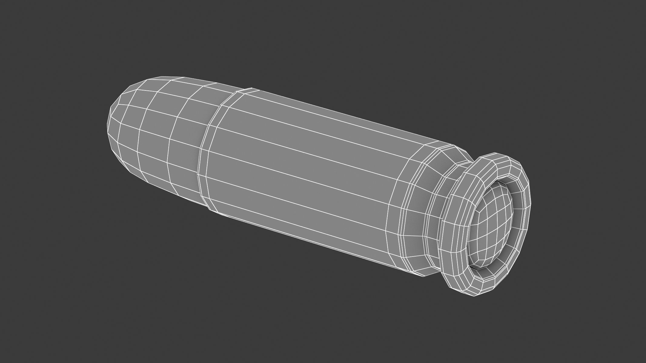  Bullet 22 ACP Low-poly 3D model_6