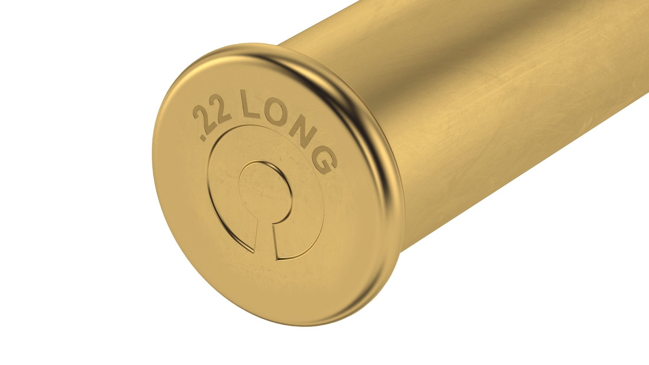 Bullet 22 LONG Low-poly 3D model_4