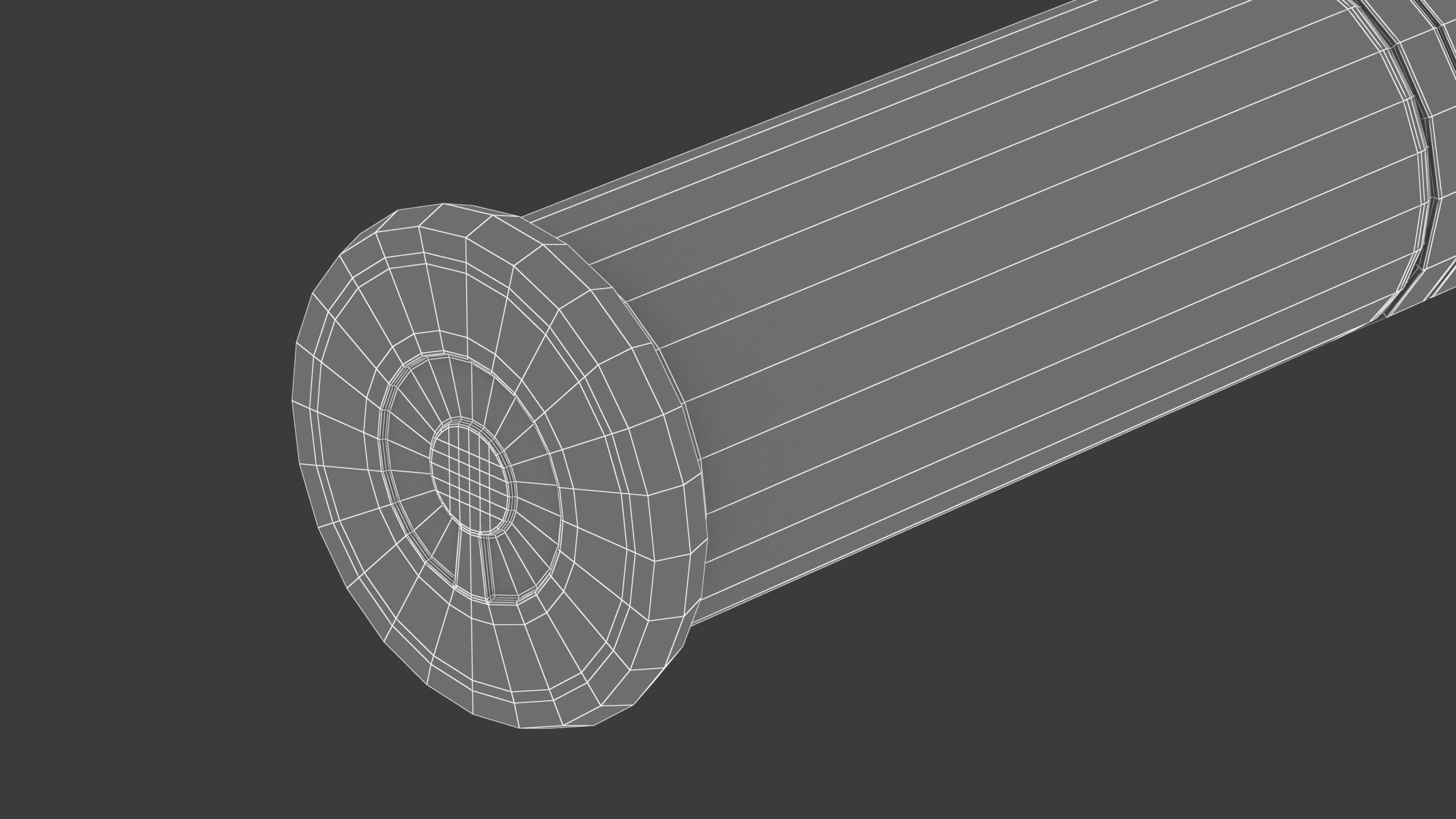 Bullet 22 LONG Low-poly 3D model_9