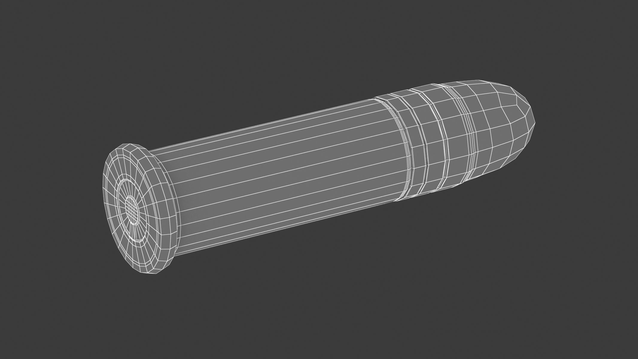 Bullet 22 LONG Low-poly 3D model_5