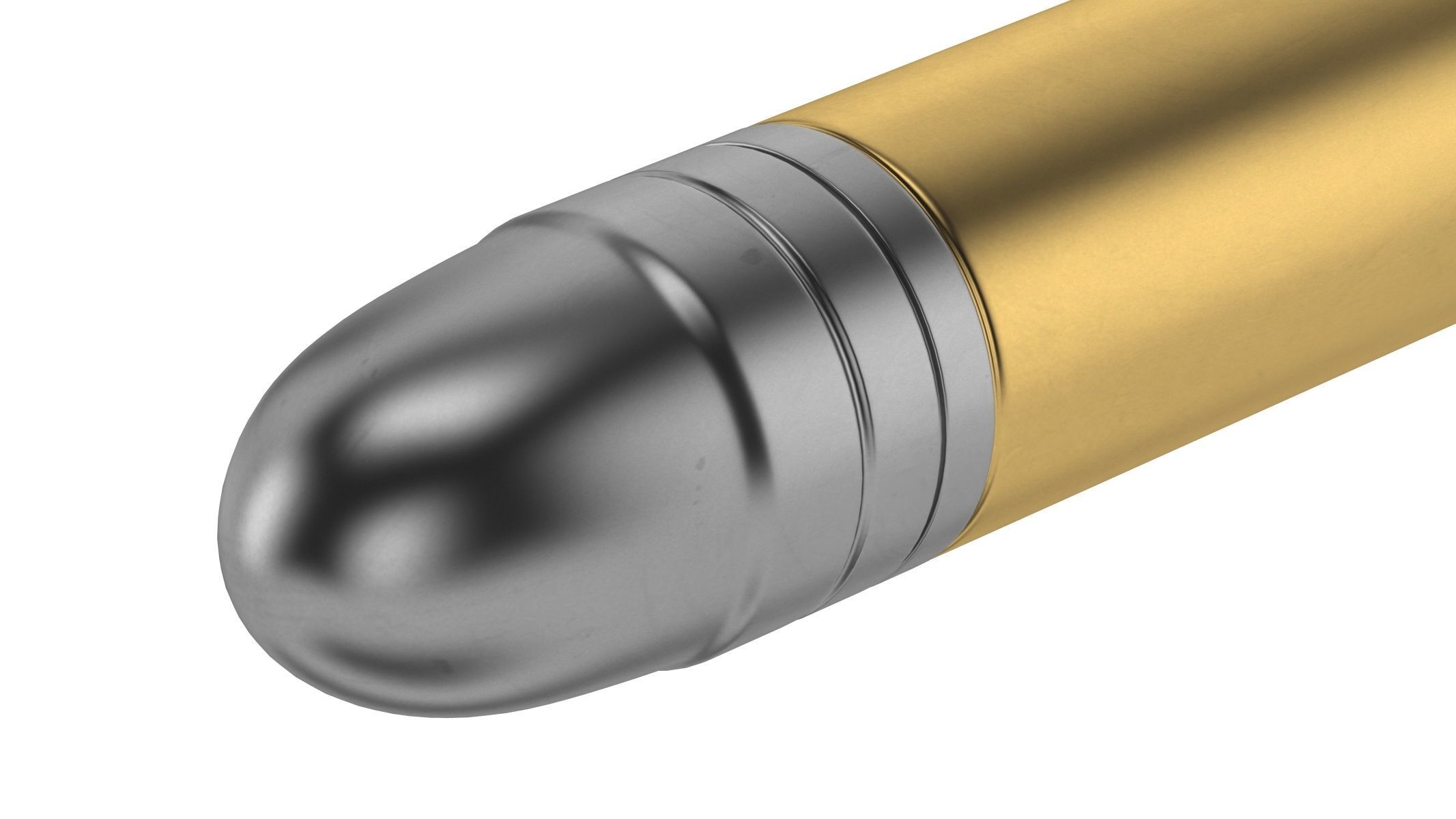 Bullet 22 LONG Low-poly 3D model_2