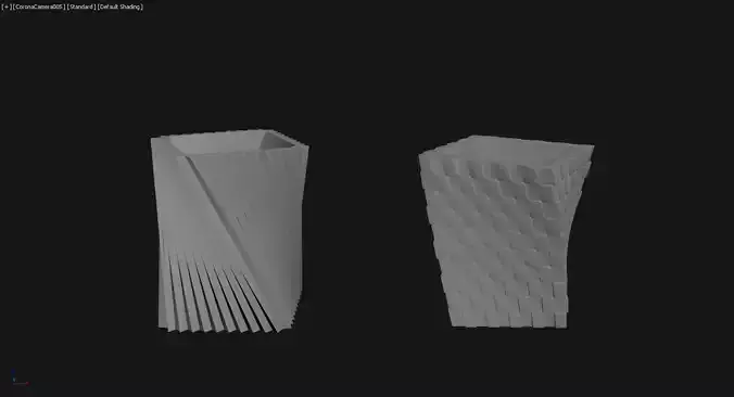 3D Printed Planter Plant Pot Plant Vase 047