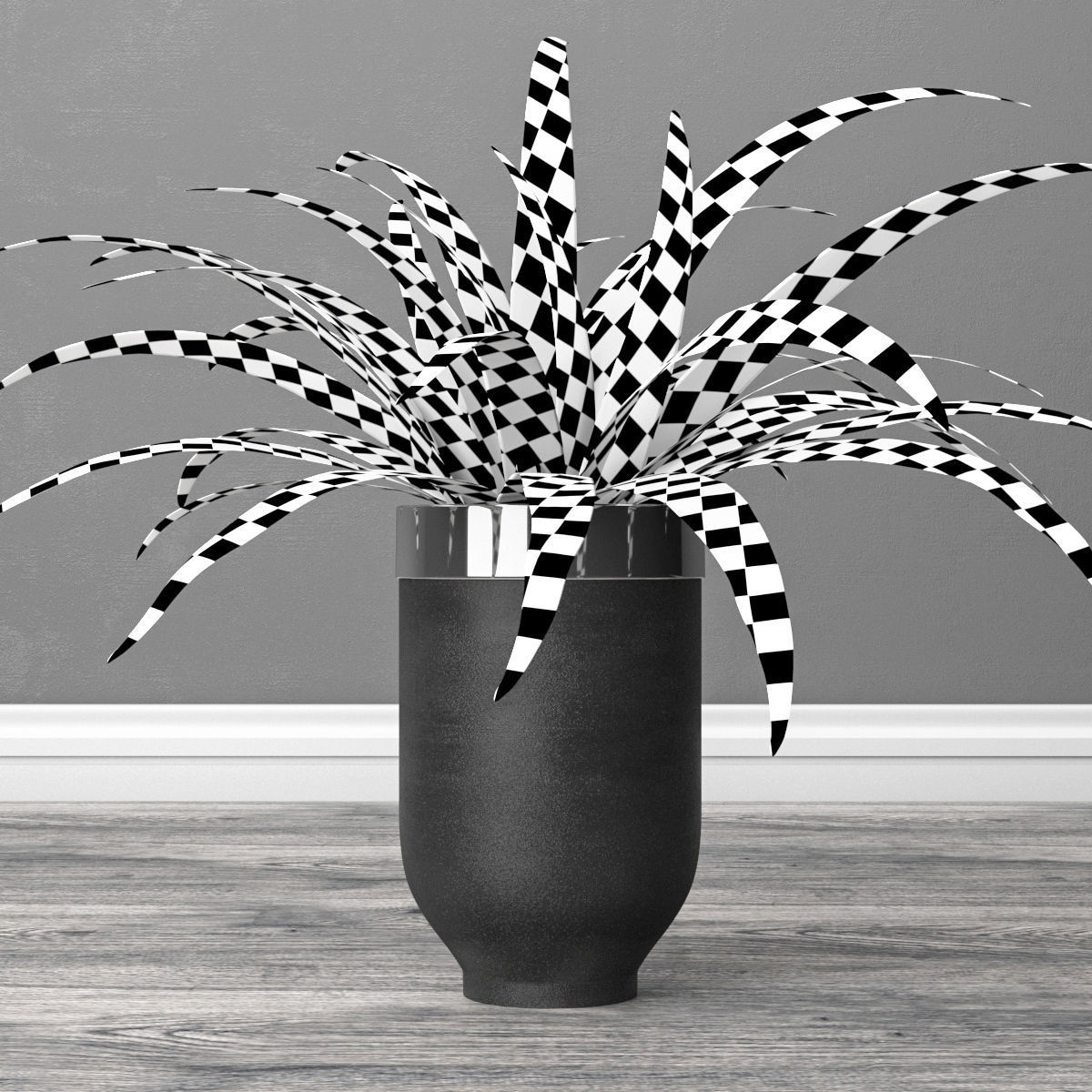 indoor and outdoor spider plant 3D model_2