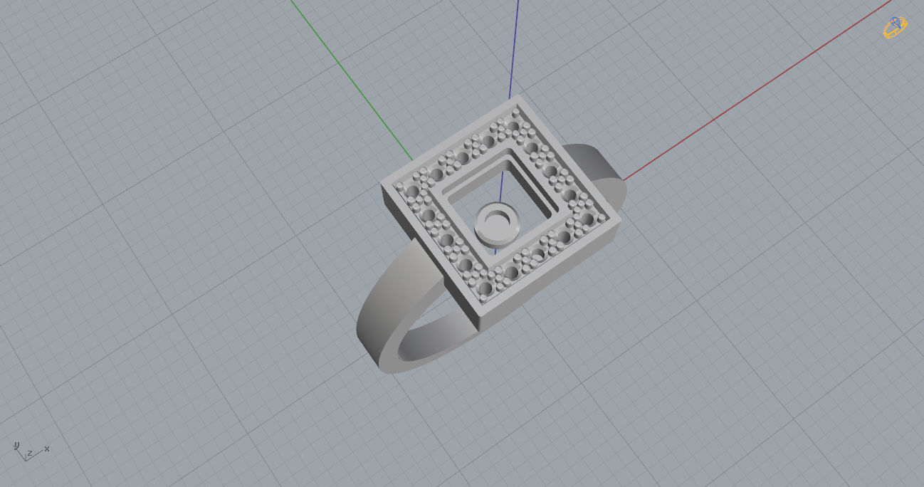 Chopard Ring 3D print model_13
