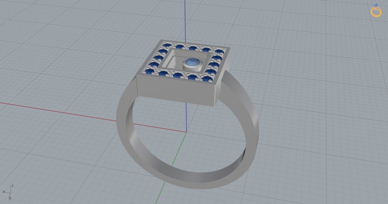 Chopard Ring 3D print model_10