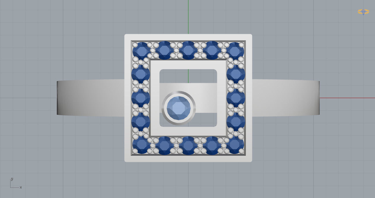 Chopard Ring 3D print model_8