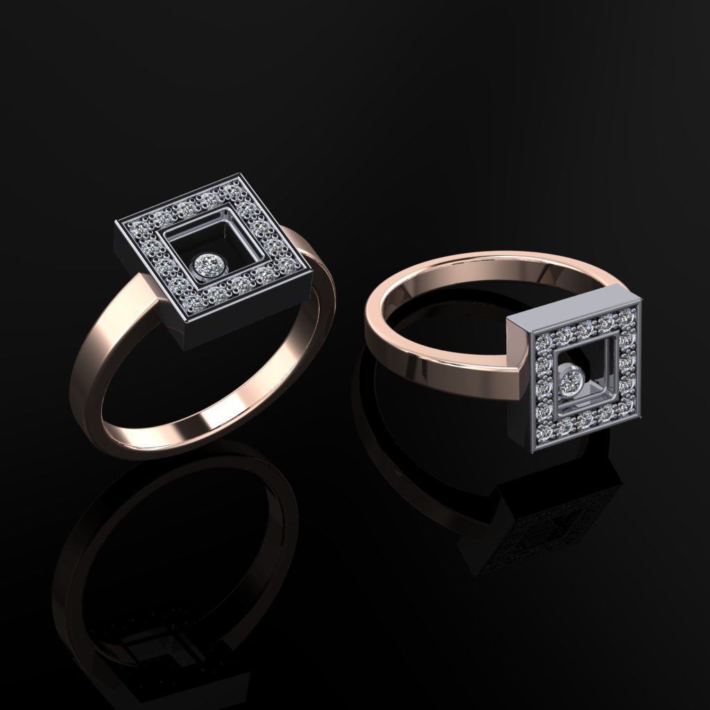 Chopard Ring 3D print model_4