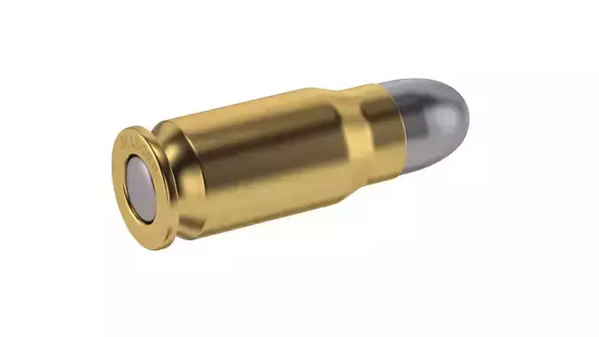 Bullet 30 LUGER Low-poly 3D model