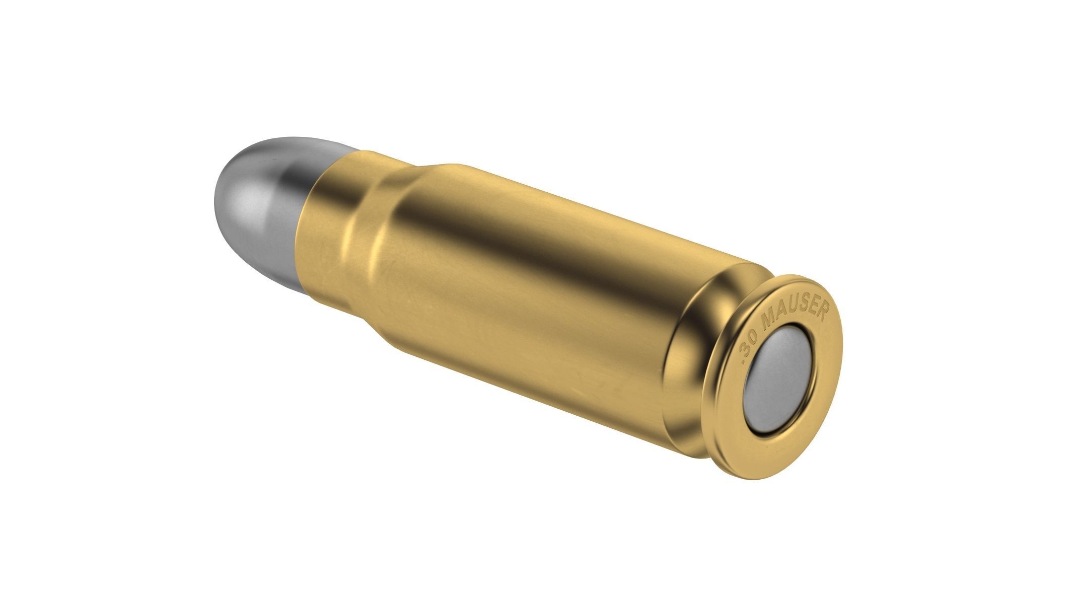 Bullet 30 MAUSER Low-poly 3D model_1