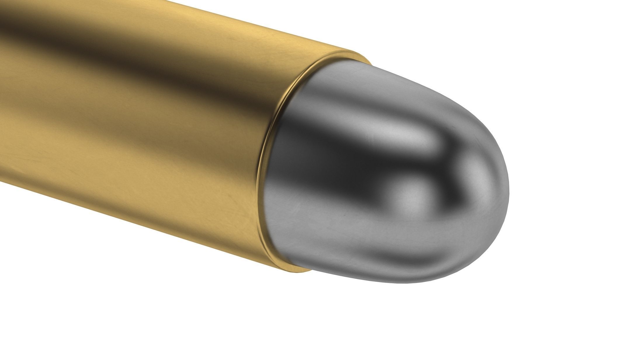 Bullet 32 ACP Low-poly 3D model_3