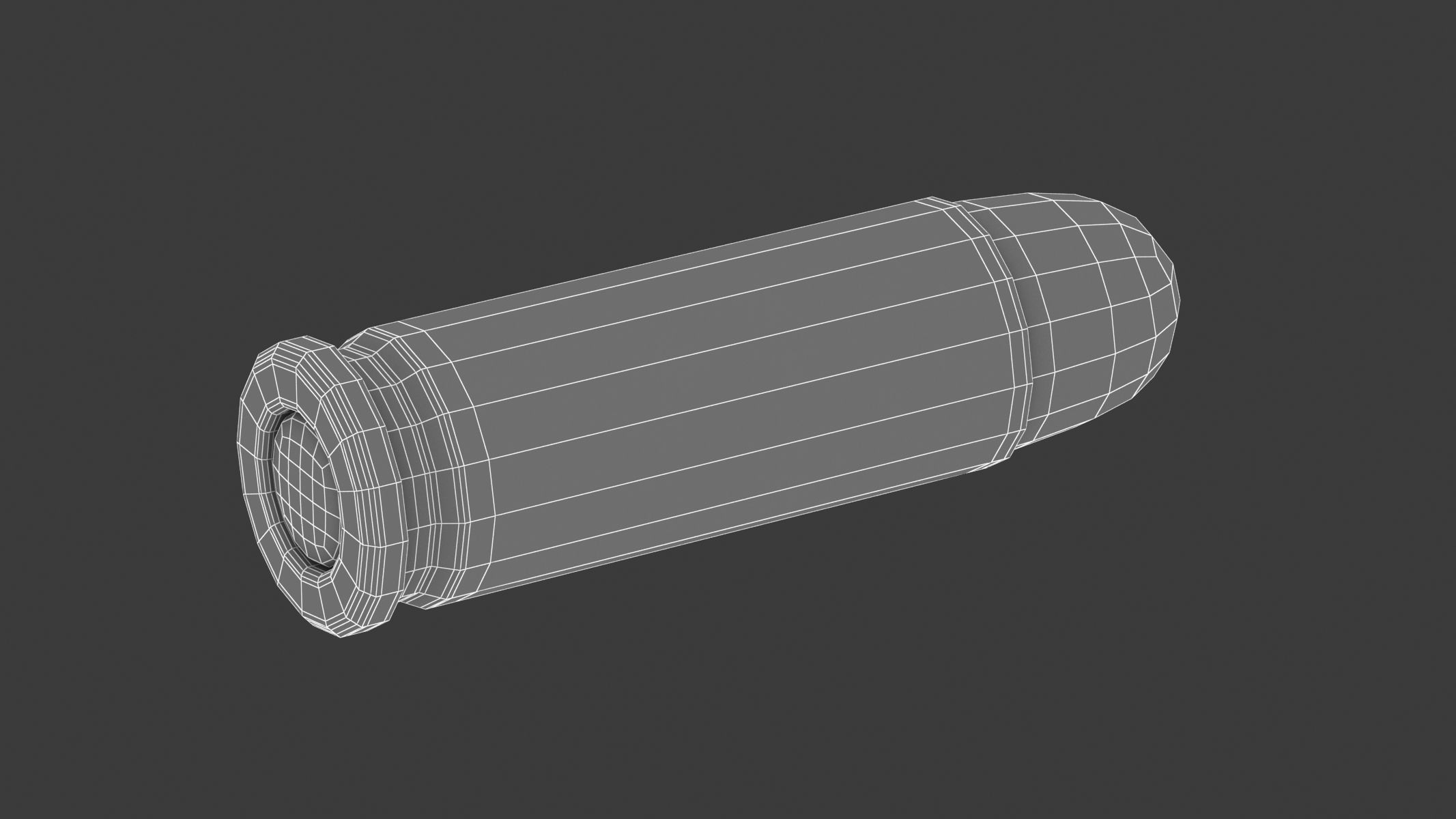 Bullet 32 LONG Low-poly 3D model_5