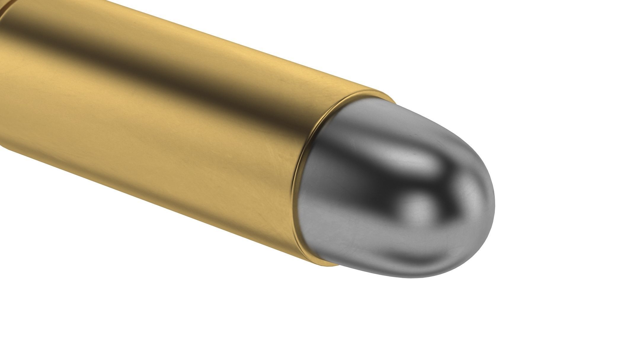 Bullet 32 LONG Low-poly 3D model_3