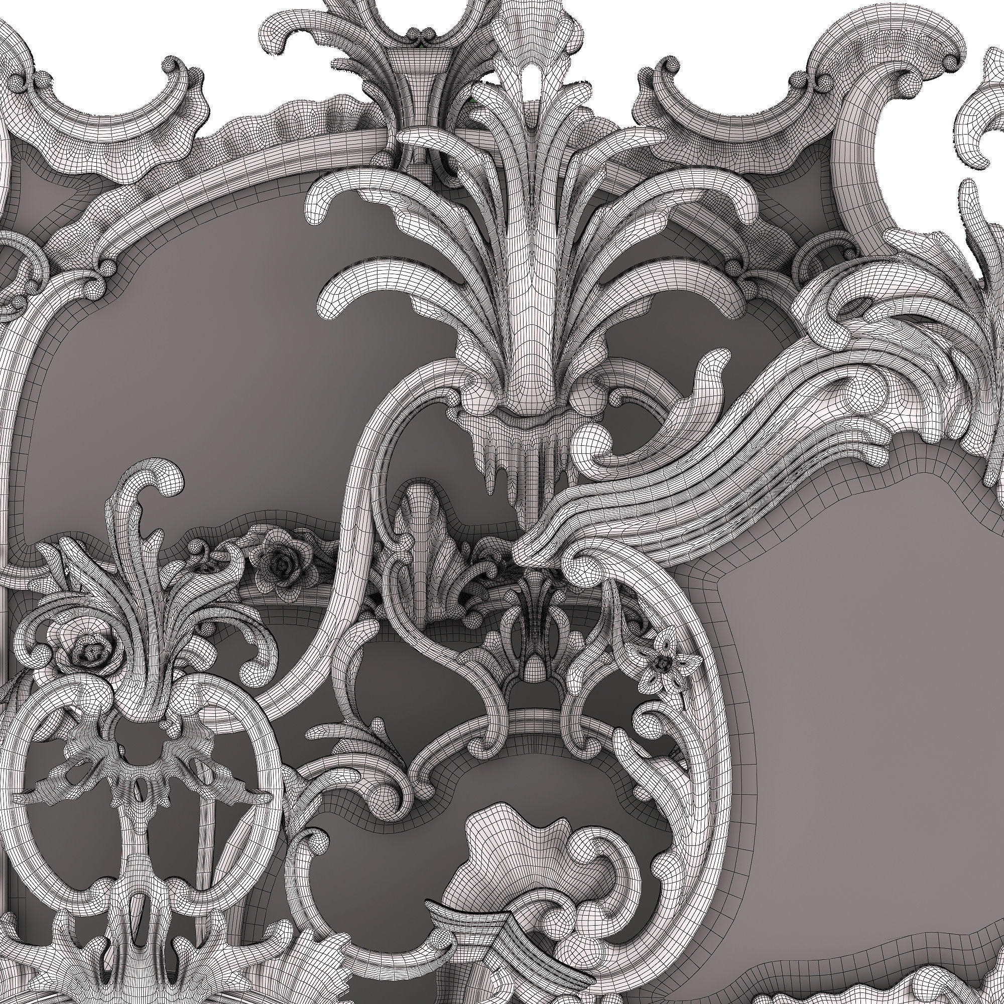 george 2 mirror set 3D model_11