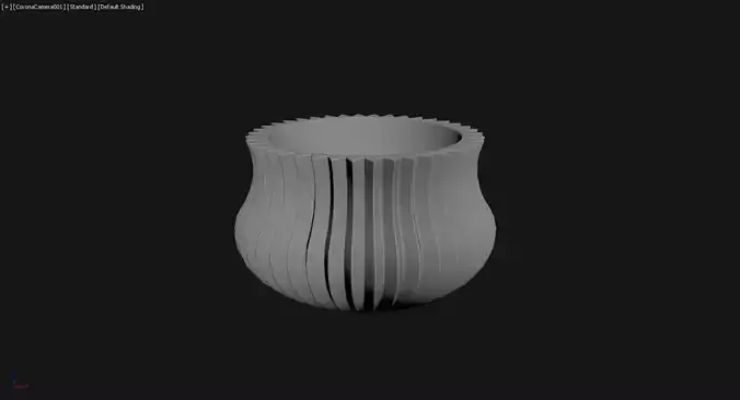 3D Printed Planter Plant Pot Plant Vase 074