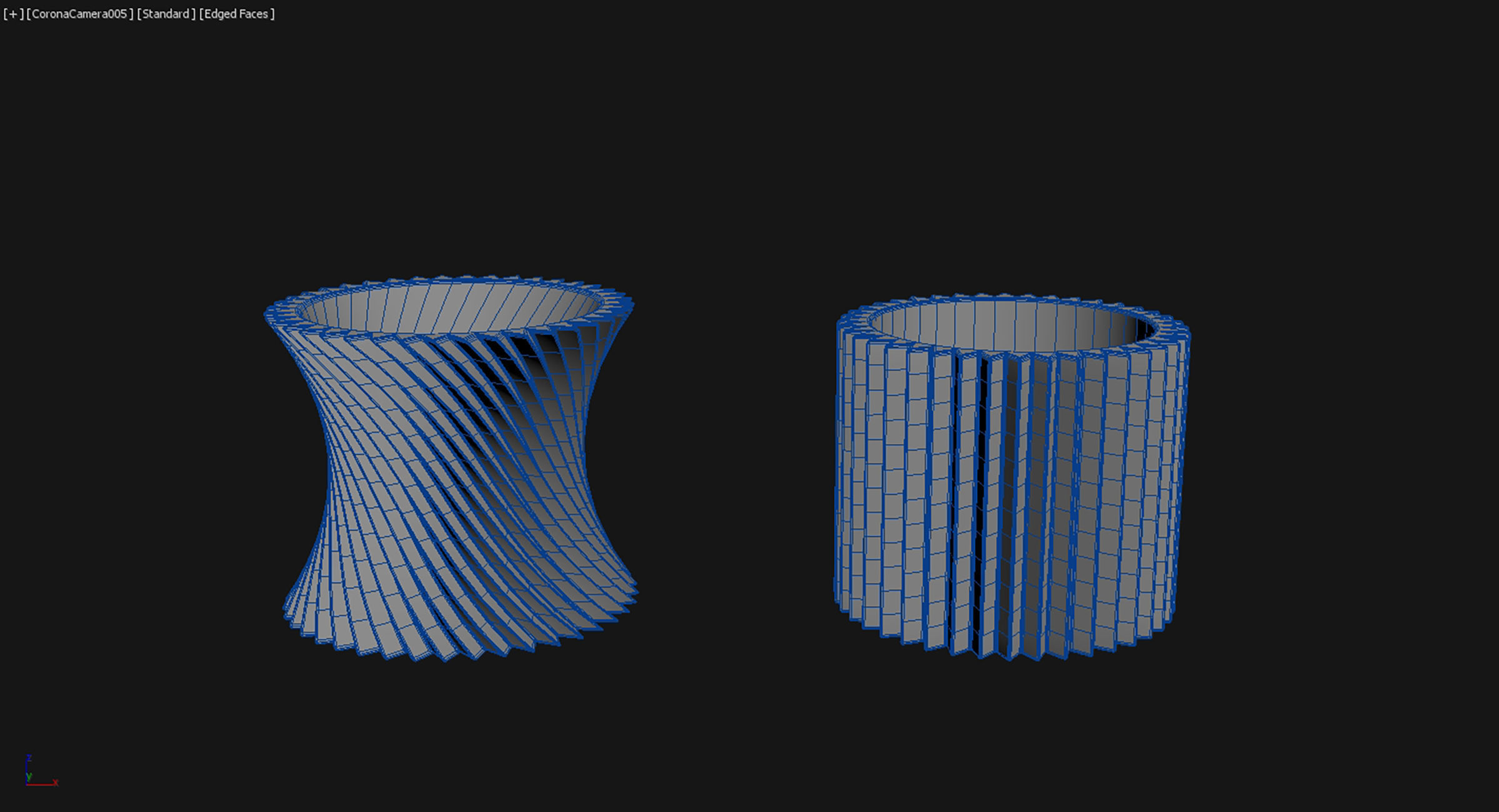 3D Printed Planter Plant Pot Plant Vase 077 3D print model_4