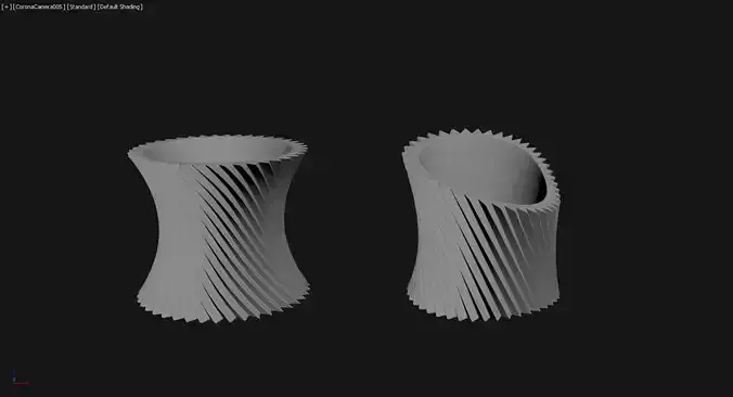 3D Printed Planter Plant Pot Plant Vase 079