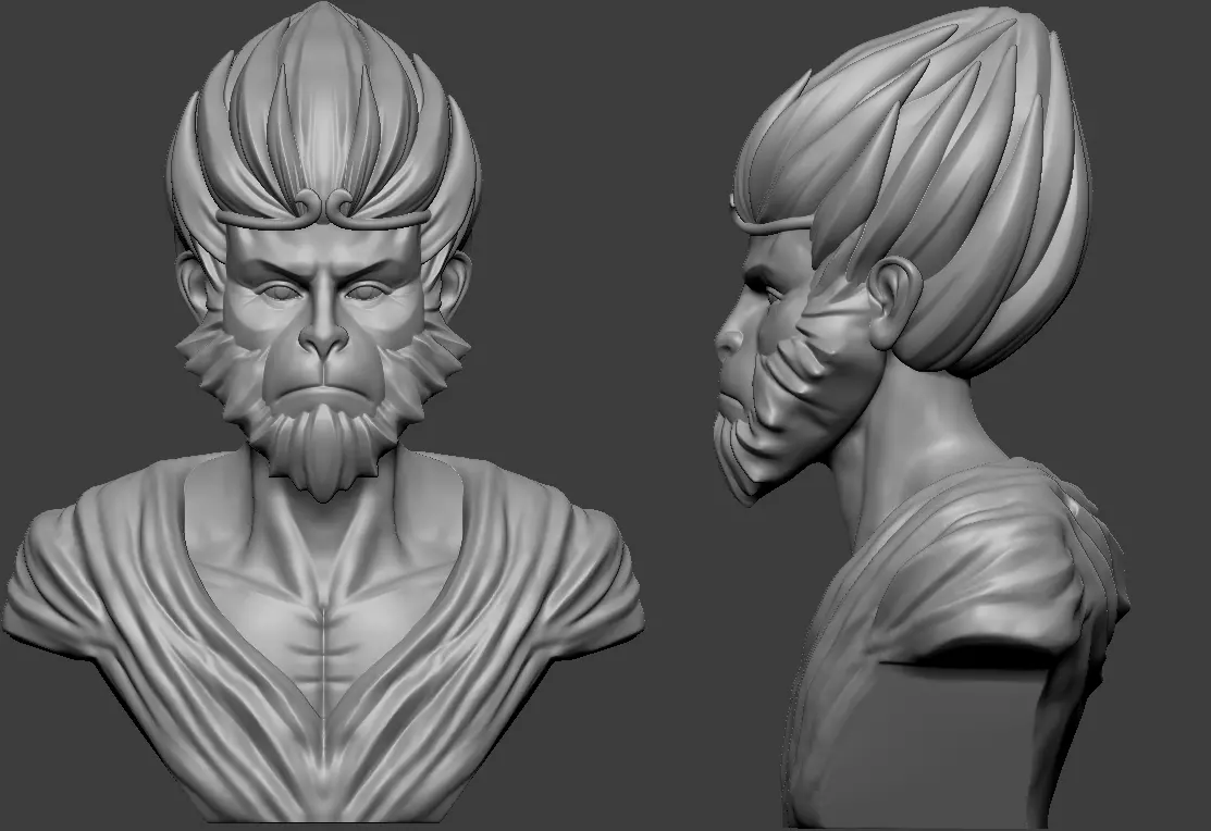 Wukong Monkey King 3D print 3D print model