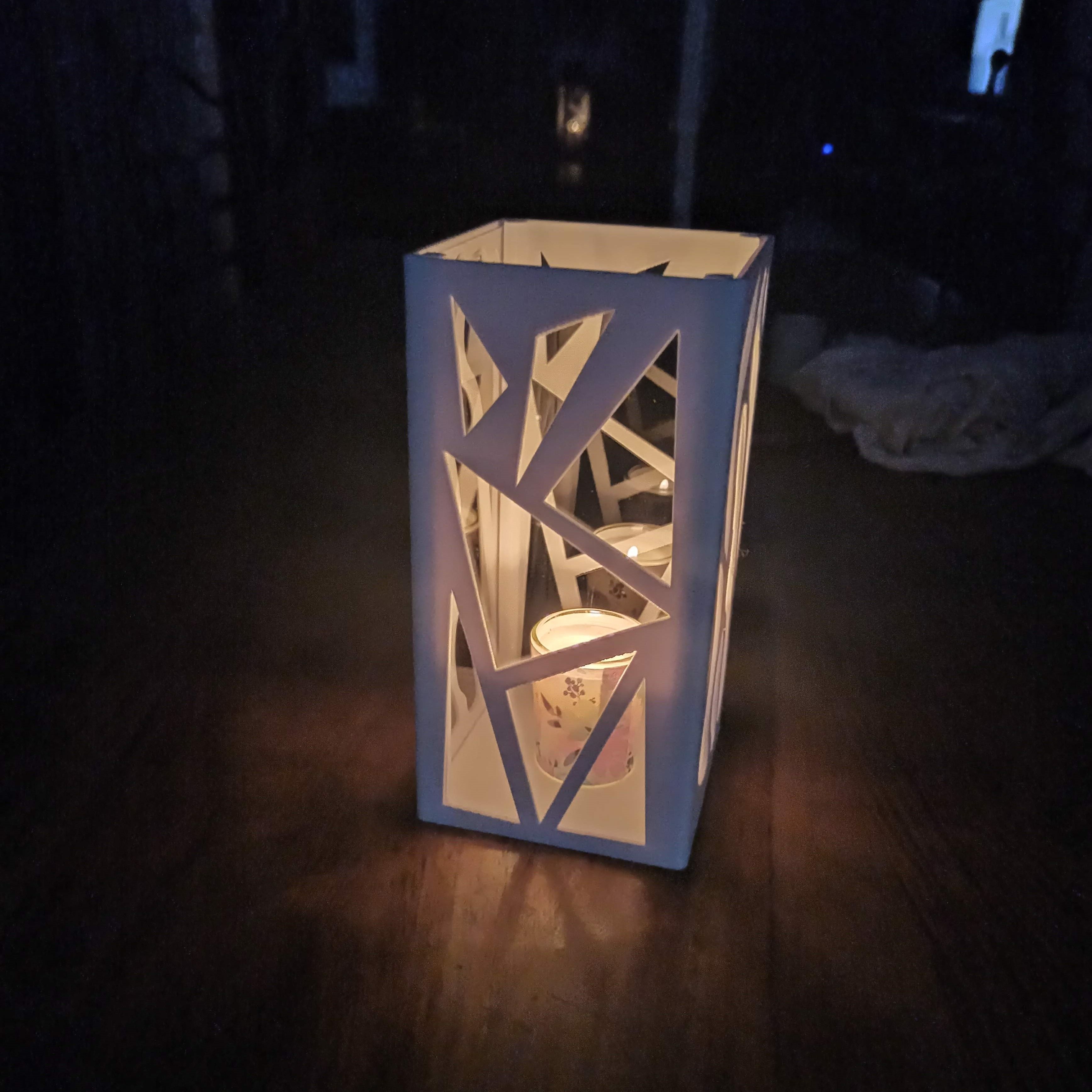 Art deco vase candle holder 3D print model_1