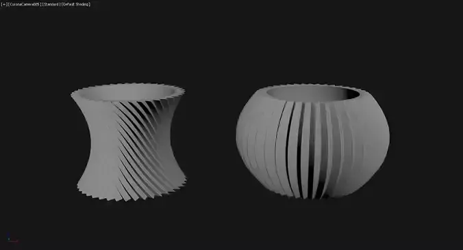 3D Printed Planter Plant Pot Plant Vase 082