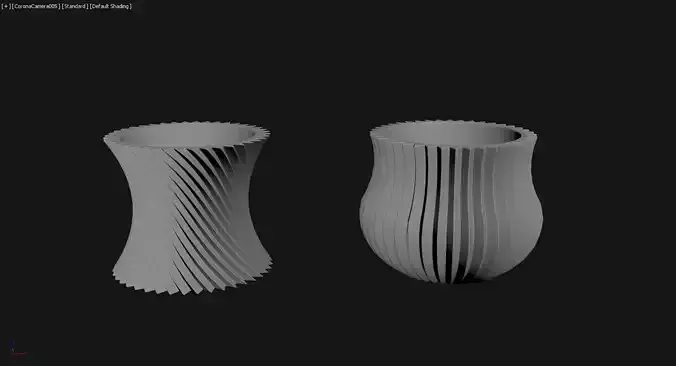 3D Printed Planter Plant Pot Plant Vase 083