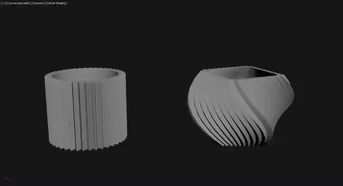 3D Printed Planter Plant Pot Plant Vase 093