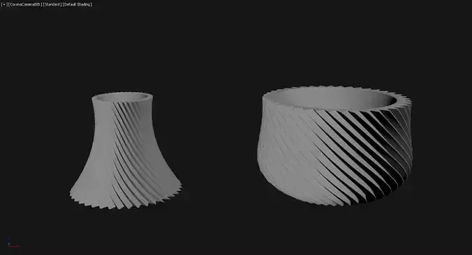 3D Printed Planter Plant Pot Plant Vase 095