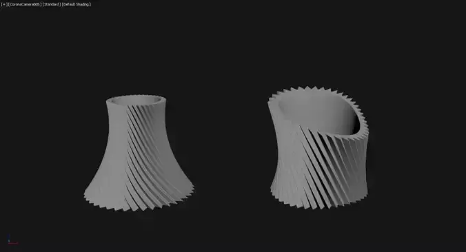   3D Printed Planter Plant Pot Plant Vase 096